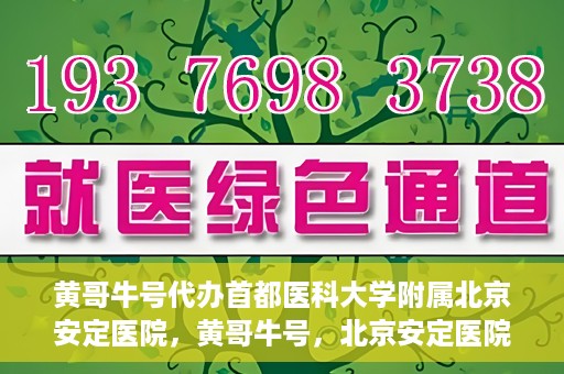 黄哥牛号代办首都医科大学附属北京安定医院，黄哥牛号，北京安定医院代办服务详解