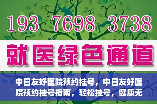 中日友好医院预约挂号，中日友好医院预约挂号指南，轻松挂号，健康无忧！