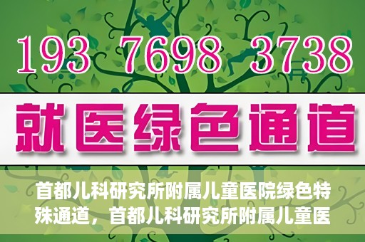 首都儿科研究所附属儿童医院绿色特殊通道，首都儿科研究所附属儿童医院，开启绿色特殊通道，守护儿童健康之路