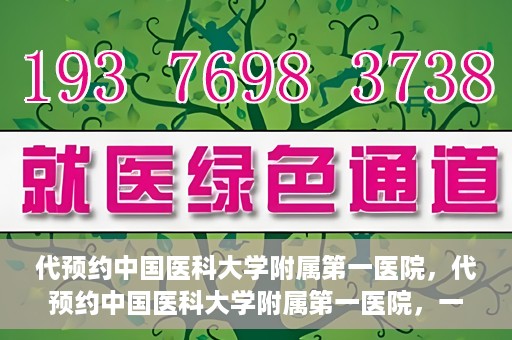 代预约中国医科大学附属第一医院，代预约中国医科大学附属第一医院，一站式医疗预约服务体验