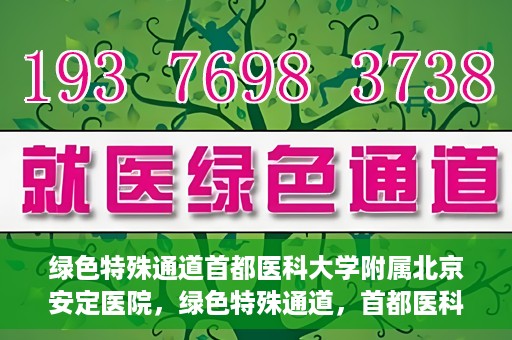 绿色特殊通道首都医科大学附属北京安定医院，绿色特殊通道，首都医科大学附属北京安定医院的探索与实践