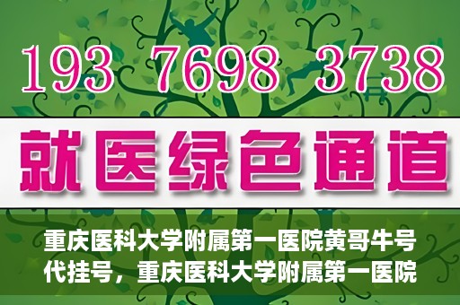 重庆医科大学附属第一医院黄哥牛号代挂号，重庆医科大学附属第一医院黄哥牛号代挂号服务解析