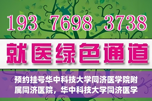 预约挂号华中科技大学同济医学院附属同济医院，华中科技大学同济医学院附属同济医院预约挂号指南