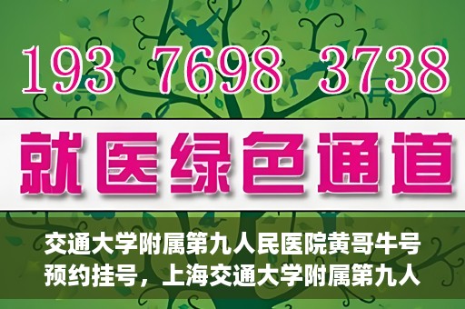 交通大学附属第九人民医院黄哥牛号预约挂号，上海交通大学附属第九人民医院黄哥名医号预约挂号攻略