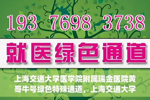 上海交通大学医学院附属瑞金医院黄哥牛号绿色特殊通道，上海交通大学医学院附属瑞金医院黄哥牛号，绿色特殊通道开启健康之门