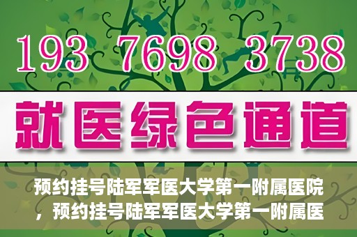 预约挂号陆军军医大学第一附属医院，预约挂号陆军军医大学第一附属医院，一站式医疗服务平台体验之旅
