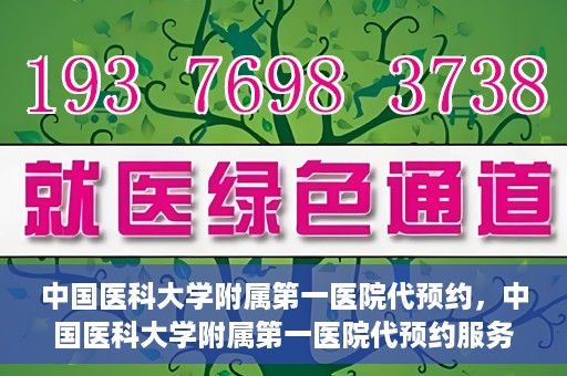 中国医科大学附属第一医院代预约，中国医科大学附属第一医院代预约服务详解