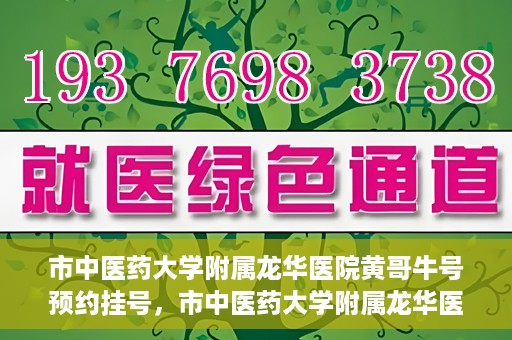 市中医药大学附属龙华医院黄哥牛号预约挂号，市中医药大学附属龙华医院黄哥牛号预约挂号攻略揭秘