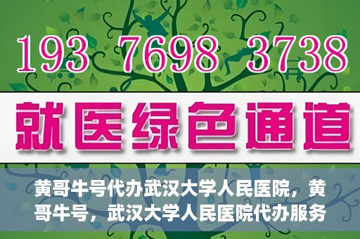 黄哥牛号代办武汉大学人民医院，黄哥牛号，武汉大学人民医院代办服务解析