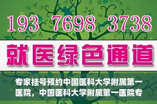 专家挂号预约中国医科大学附属第一医院，中国医科大学附属第一医院专家挂号预约解析