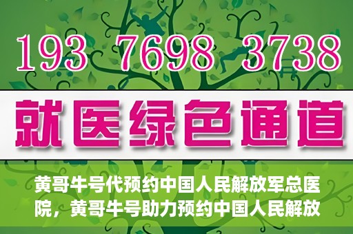 黄哥牛号代预约中国人民解放军总医院，黄哥牛号助力预约中国人民解放军总医院，一站式健康服务新体验
