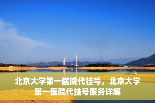 北京大学第一医院代挂号，北京大学第一医院代挂号服务详解
