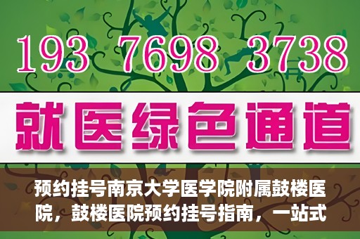 预约挂号南京大学医学院附属鼓楼医院，鼓楼医院预约挂号指南，一站式解决您的就医预约需求